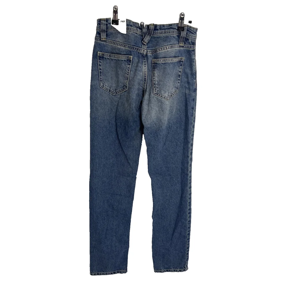 Free People‎ We The Free Shelby Boyfriend Jeans Womens 24 Low Rise Button Fly